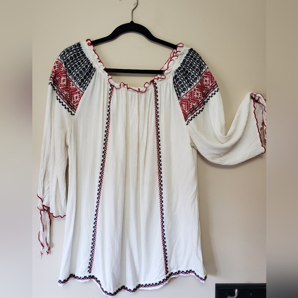 Wrangler ladies L-XL Boho top - Picture 1 of 5